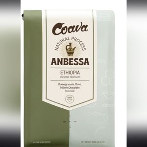 Anbessa Coffee Bag in Green and Cream